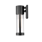 Millennium Lighting 8212-PBK Powder Coat Black Outdoor Wall Sconce Image 2