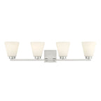 Millennium Lighting 64004WG-BN Brushed Nickel Strayhan 31'' Wide 4-light Vanity Image 6