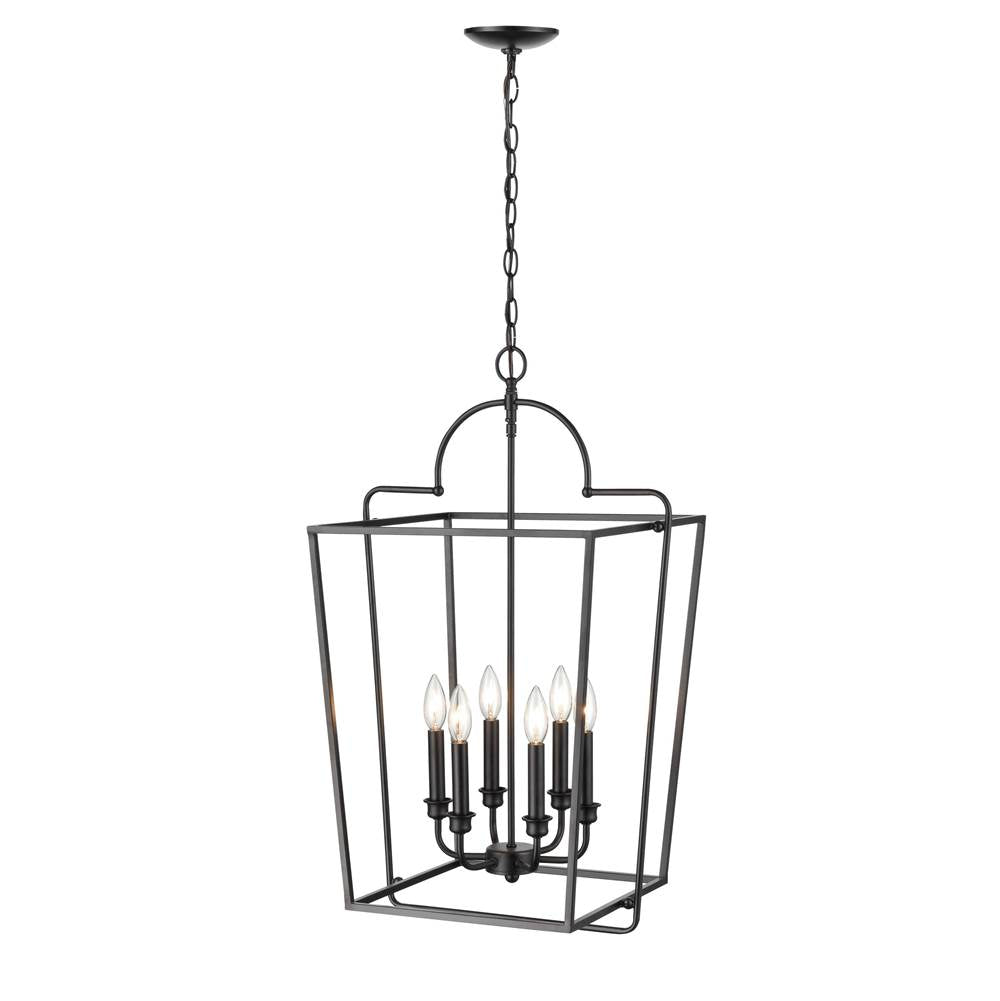 Millennium Lighting 3238-MB Matte Black Pendant Light Image 1