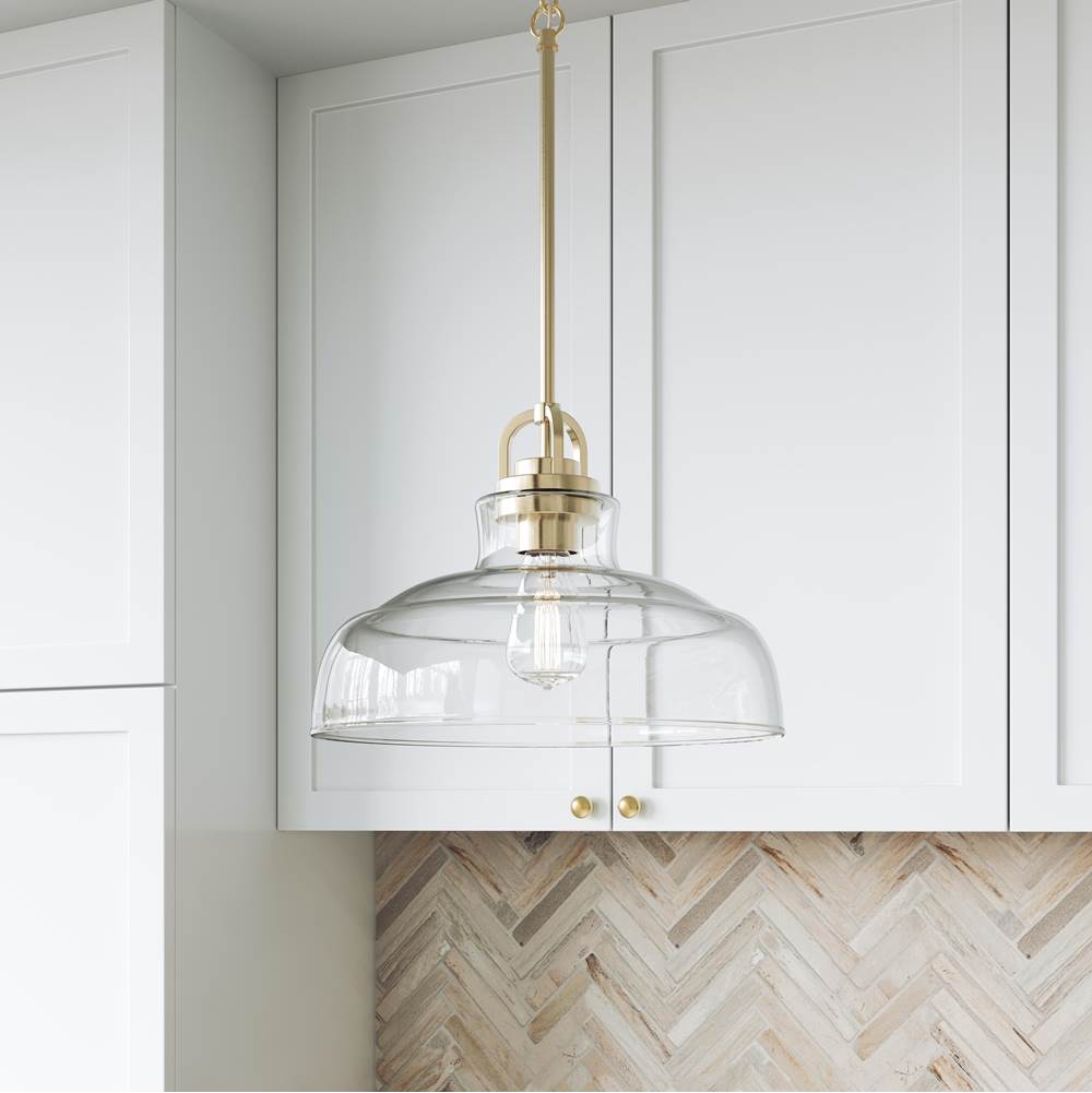 Millennium Lighting 98101-MG Modern Gold Clarien  14'' Wide 1-light Pendant Image 4