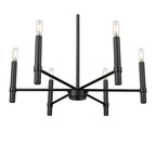 Millennium Lighting 25606-MB Matte Black Skyva 24.25'' Wide 6-light Chandelier - Matte Black Image 6