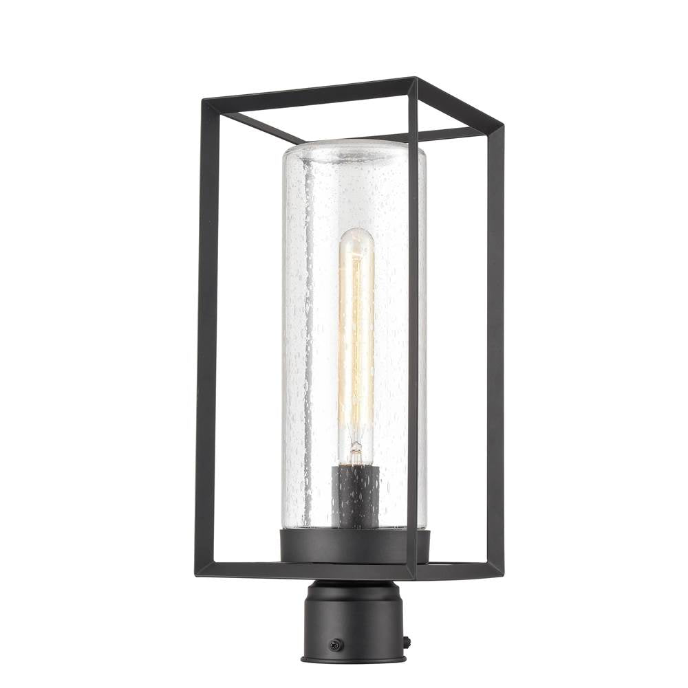 Millennium Lighting 4581-PBK Powder Coat Black Outdoor Post Lantern Image 1