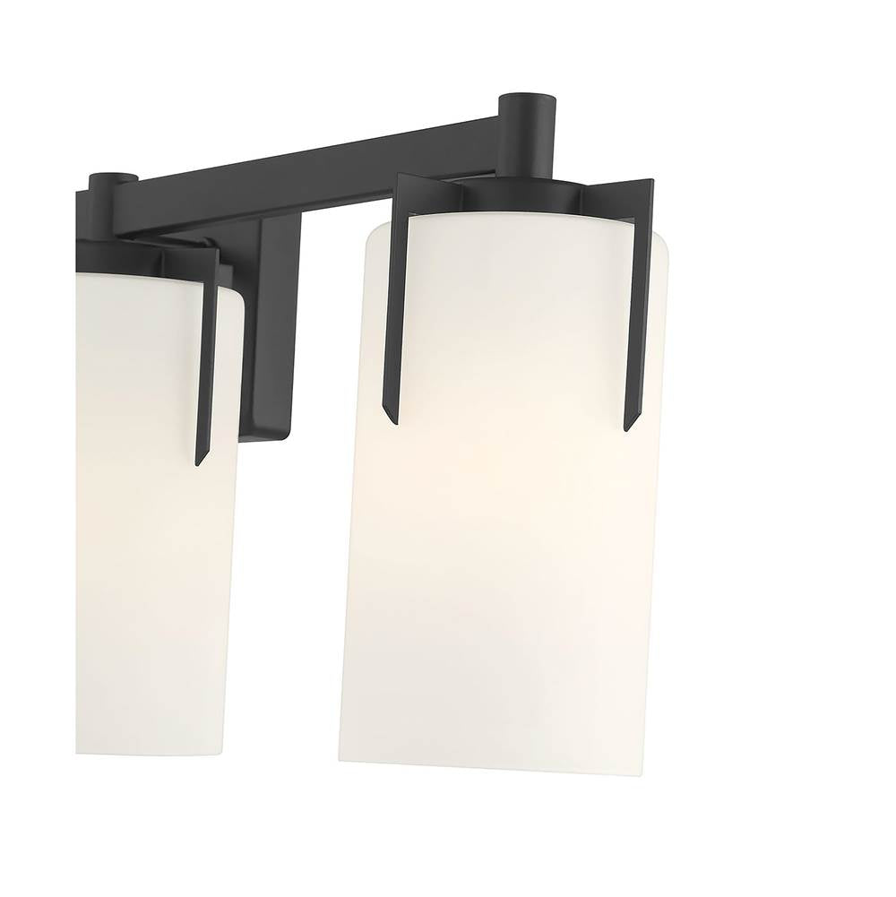 Millennium Lighting 65004-MB Matte Black Froselle 30.5'' Wide 4-light Vanity Image 5