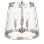Millennium Lighting 230103-PN Polished Nickel Adabella 12.25'' Wide 3-light Semi-flush Mount Image 6