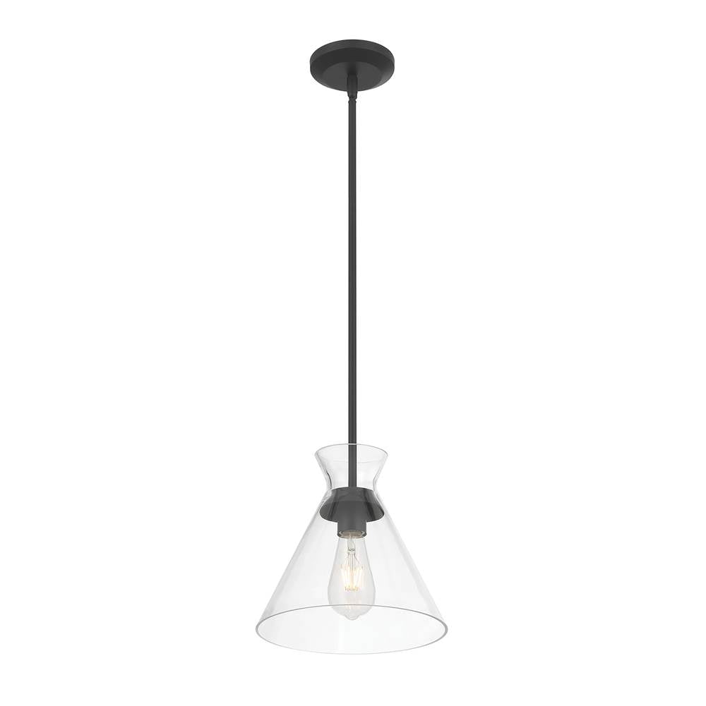 Millennium Lighting 69101-MB Matte Black Amarella 10'' Wide 1-light Pendant Image 1