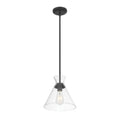 Millennium Lighting 69101-MB Matte Black Amarella 10'' Wide 1-light Pendant Image 1