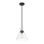 Millennium Lighting 69101-MB Matte Black Amarella 10'' Wide 1-light Pendant Image 1