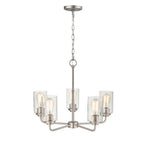 Millennium Lighting 9605-SN Satin Nickel 5 Light Chandelier Image 4