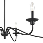 Millennium Lighting 4386-MB Matte Black Chandelier Ceiling Light Image 3