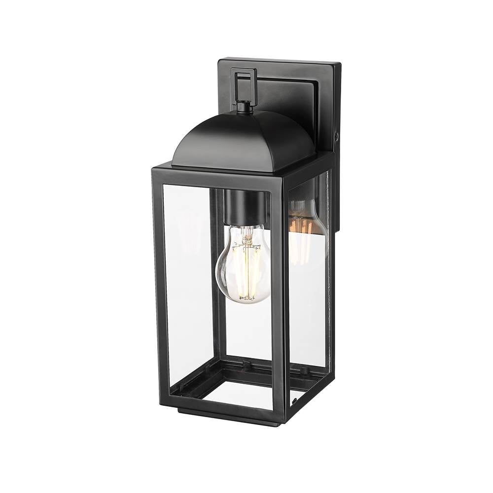 Millennium Lighting 194001-PBK Powder Coated Black Beaufort 12.75'' High 1-light Outdoor Wall Sconce - Powder Coated Black Image 1
