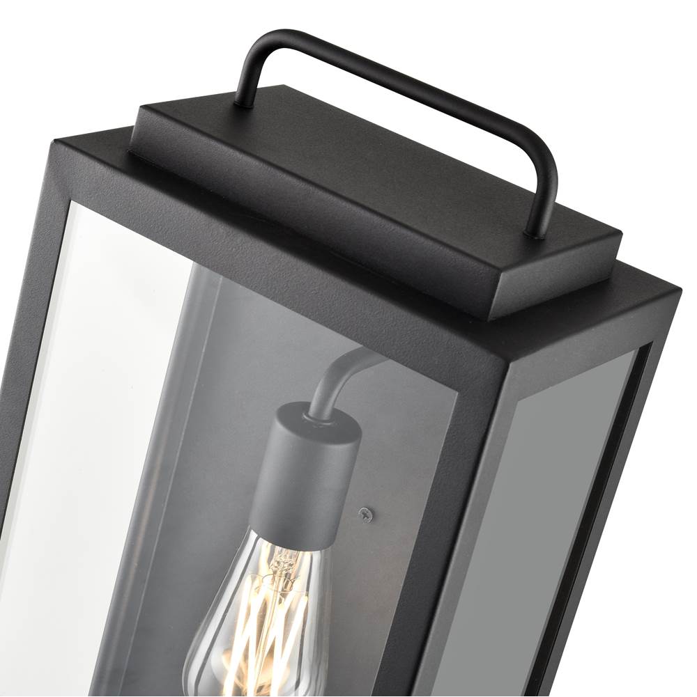 Millennium Lighting 260101-TBK Textured Black Outdoor Wall Sconce Image 3