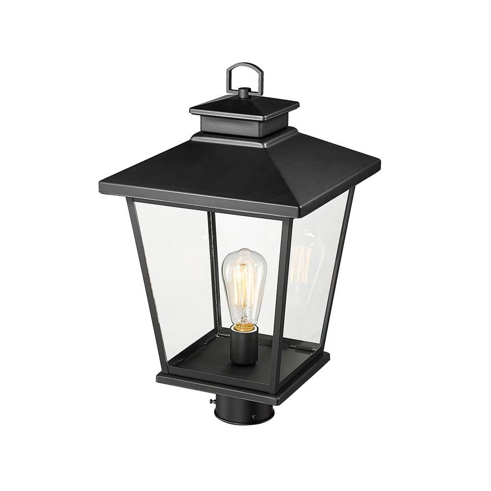 Millennium Lighting 4723-PBK Powder Coat Black Outdoor Post Lantern Image 2