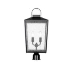 Millennium Lighting 42654-PBK Powder Coated Black Outdoor Post Lantern Image 1