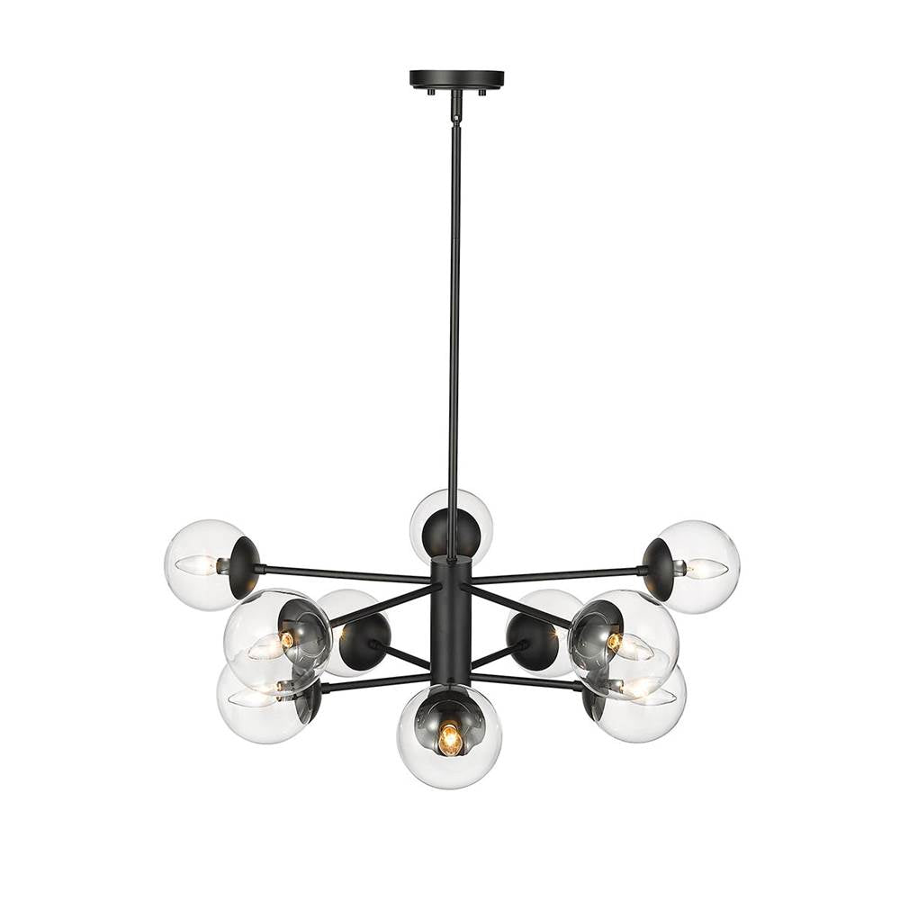 Millennium Lighting 8150-MB Matte Black Chandelier Ceiling Light Image 2
