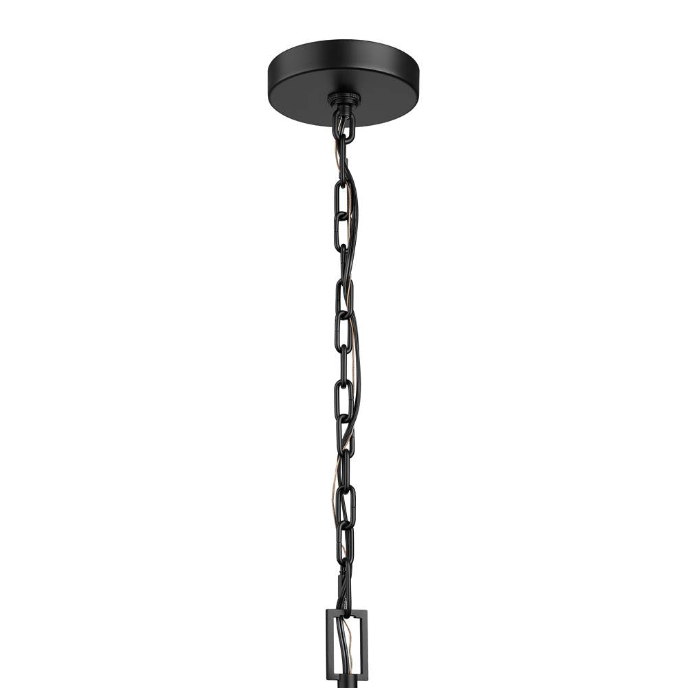 Millennium Lighting 902301-PBK Powder Coated Black Alpharetta 7.5'' 1-light Outdoor Hanging Lantern - Powder Coated Black Image 2