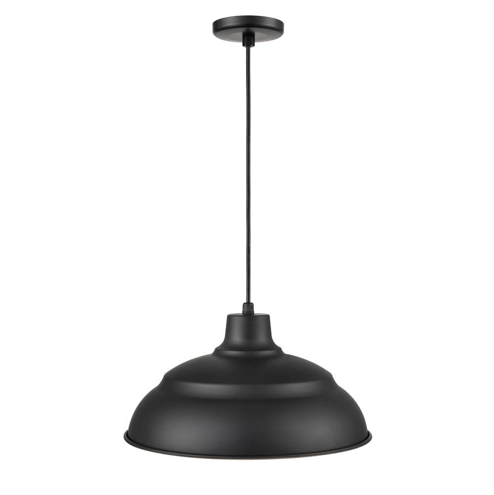 Millennium Lighting LEDRWHC17-SB Satin Black Cord Hung Warehouse Image 2