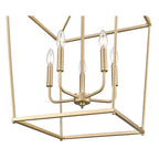 Millennium Lighting 19005-VB Vintage Brass Nellita 18'' Wide 5-light Pendant - Vintage Brass Image 7