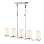 Millennium Lighting 2725WG-CH Chrome Verlana 35'' 5-light Linear Chandelier - Chrome Image 5