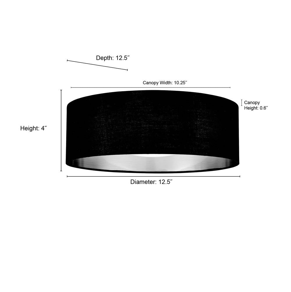Millennium Lighting 4521-WH White Rosata 12.5'' Wide Led Flushmount Light - White Image 2