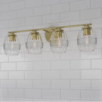 Millennium Lighting 9994-VB Vintage Brass Miravelle 30.5'' Wide 4-light Vanity Image 4