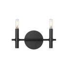 Millennium Lighting 25602-MB Matte Black Skyva 6'' High 2-light Vanity - Matte Black Image 6