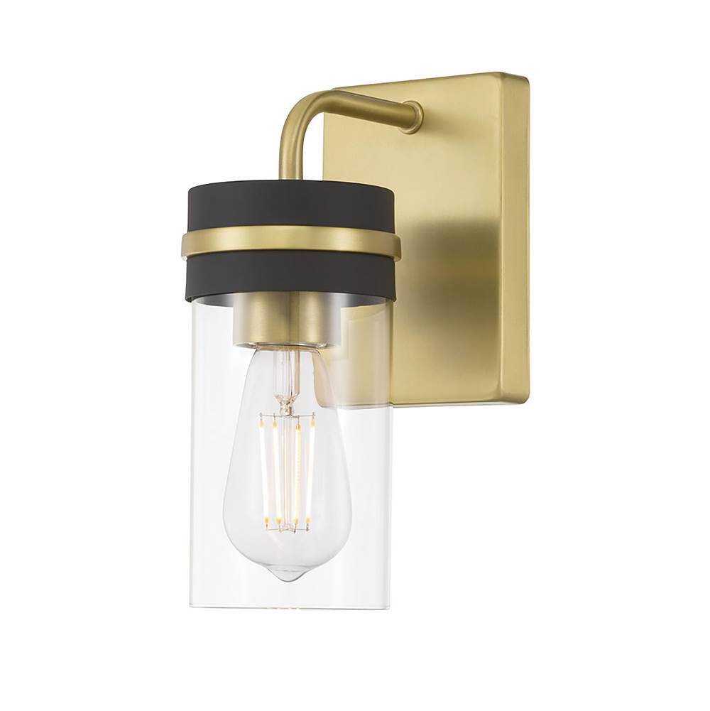 Millennium Lighting 95201-VB/MB Vintage Brass Marbridge 9.75'' High 1-light Wall Sconce Image 1