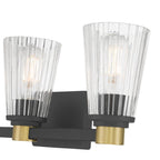 Millennium Lighting 9313-MB/VB Matte Black Lustria  21.75'' Wide 3-light Vanity Image 5