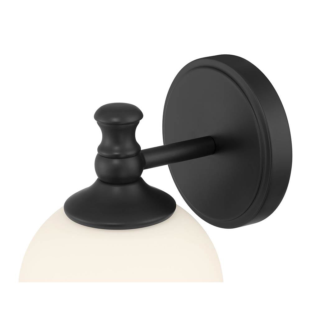 Millennium Lighting 201101-MB Matte Black Orlisse 8.5'' High 1-light Wall Sconce Image 6