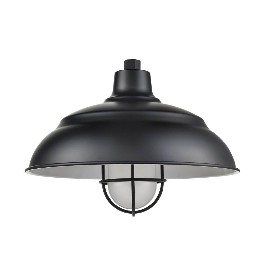 Millennium Lighting R Series R-series 17'' Wide 1-light Indoor/outdoor Warehouse Shade - Satin Black