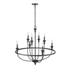 Millennium Lighting 28108-MB Matte Black Chandelier Ceiling Light Image 4