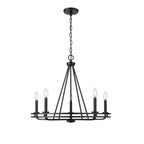 Millennium Lighting Jody 26.5'' Wide 5-light Chandelier - Matte Black