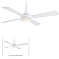 Minka Aire Aluma Wet Led 52'' Ceiling Fan W/ Led Light Kit