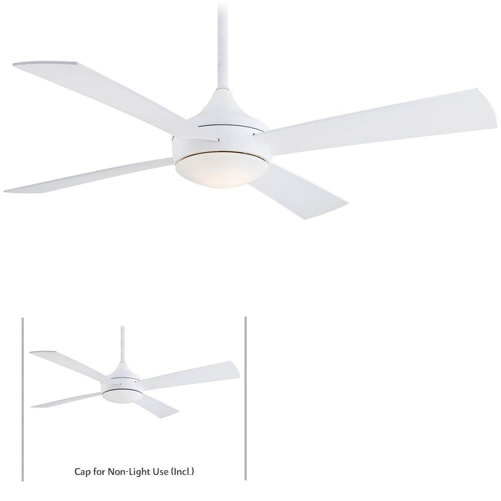 Minka Aire Aluma Wet Led 52'' Ceiling Fan W/ Led Light Kit