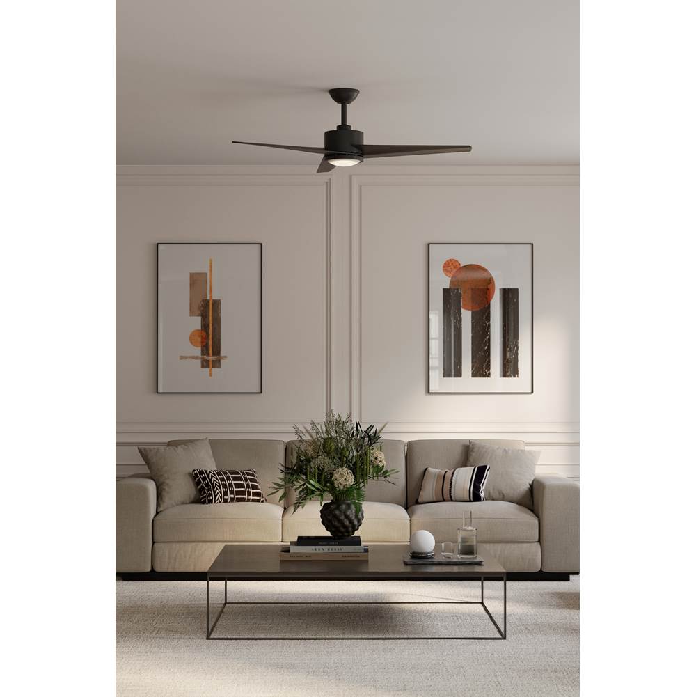 Minka Aire F646L-CL COAL Verna 52'' 5cct Led Ceiling Fan Image 3
