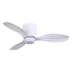 Minka Aire F693L-WHF Flat White Ventiara 36'' Led Flush Mount Indoor/outdoor Ceiling Fan Image 1