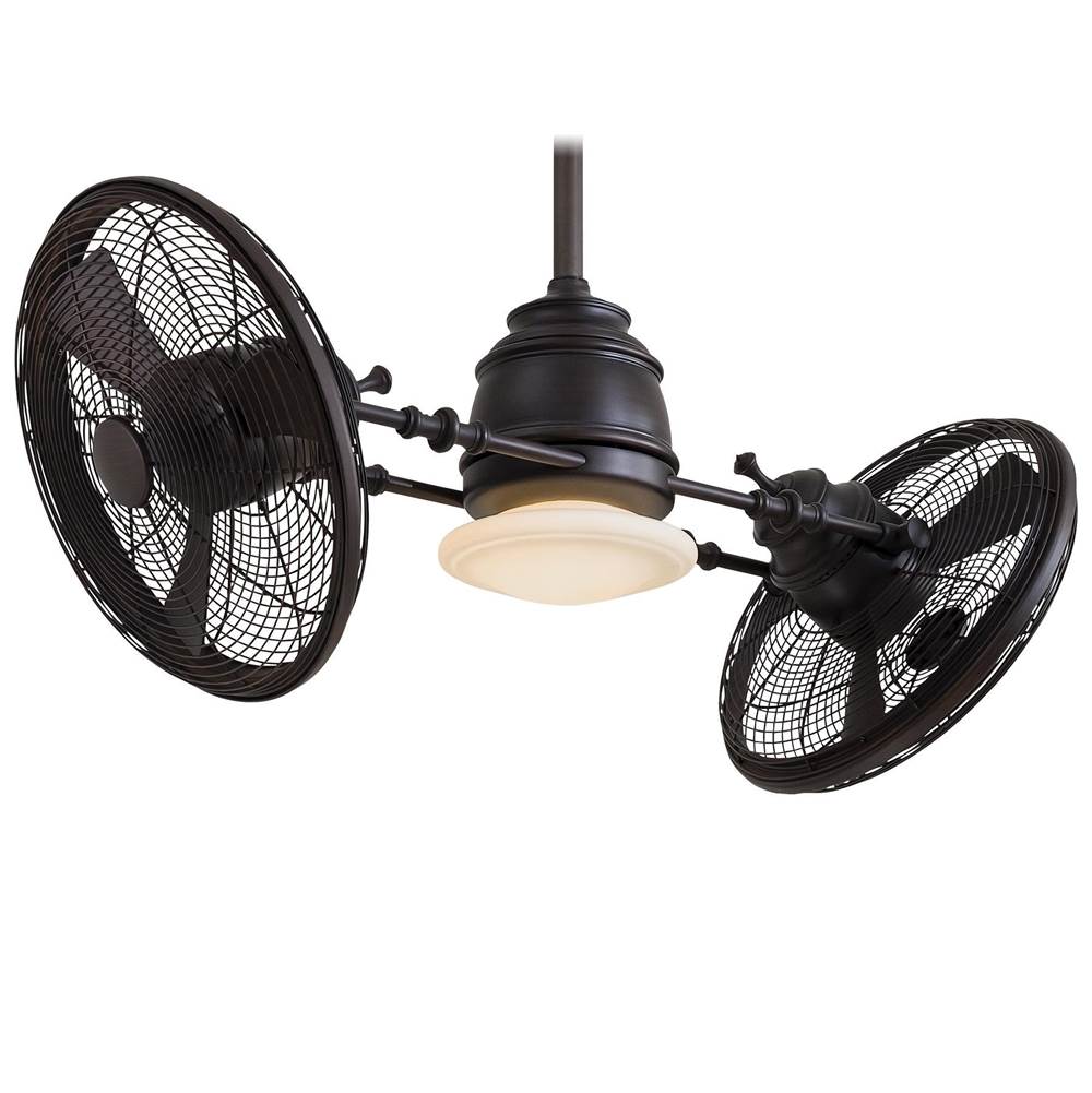 Minka Aire Vintage Gryo Led High Performance Fan W/ Led Light Kit