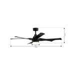 Minka Aire F892L-CL COAL Soarin 56'' 5cct Led Smart Ceiling Fan Image 2