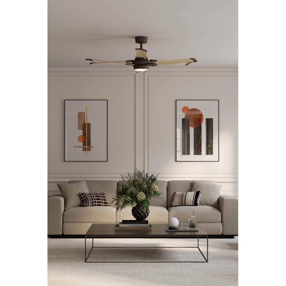 Minka Aire F892L-DB/WTO Dark Bronze Soarin 56'' 5cct Led Smart Ceiling Fan Image 3