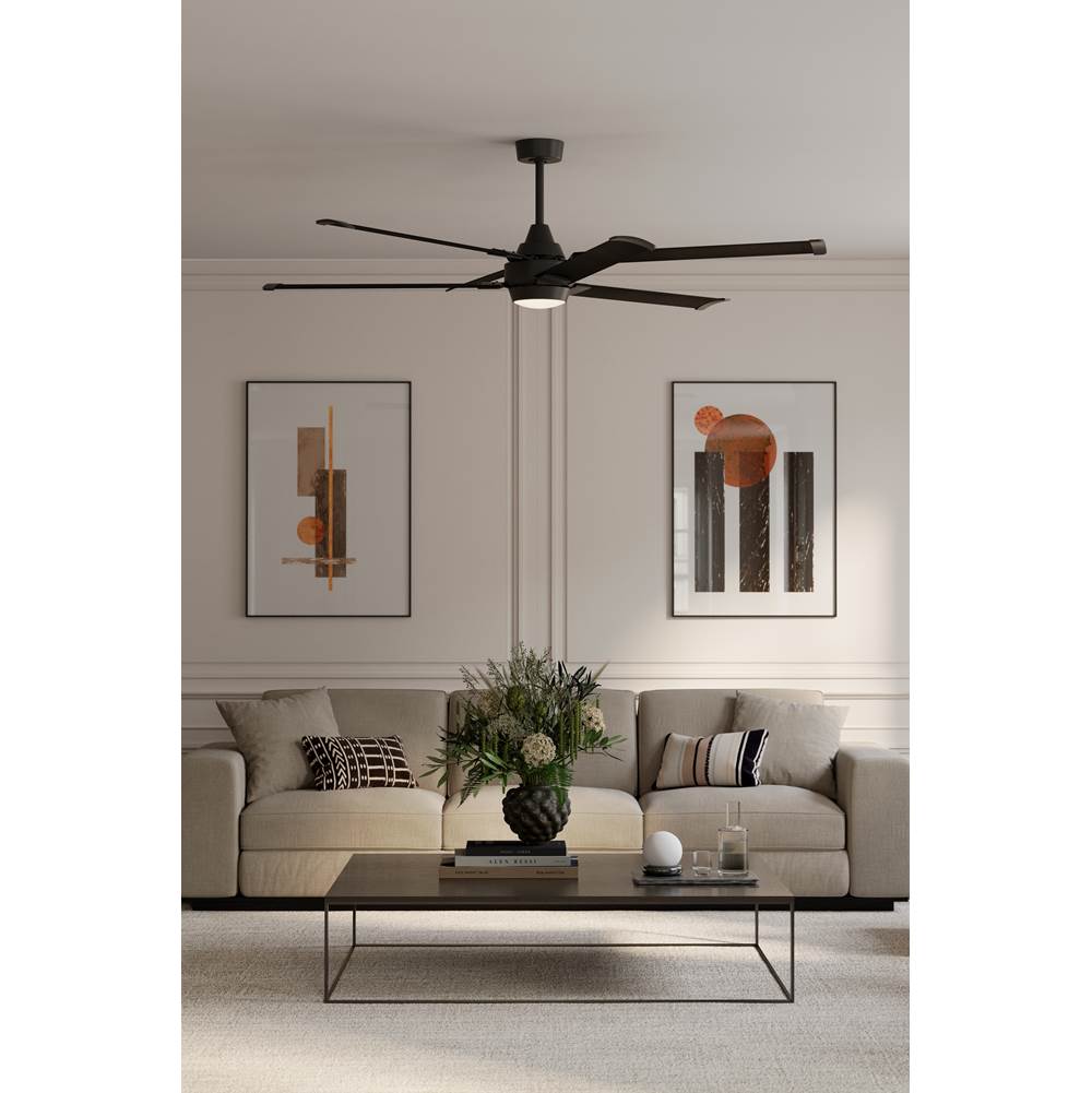 Minka Aire F893L-CL COAL Soarin 72'' 5cct Led Smart Ceiling Fan Image 3