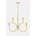 Mitzi H929806-AGB Aged Brass Aviana Chandelier Image 1
