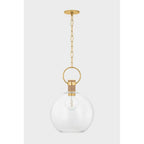Mitzi H933701L-AGB Aged Brass Catrine Pendant Image 1