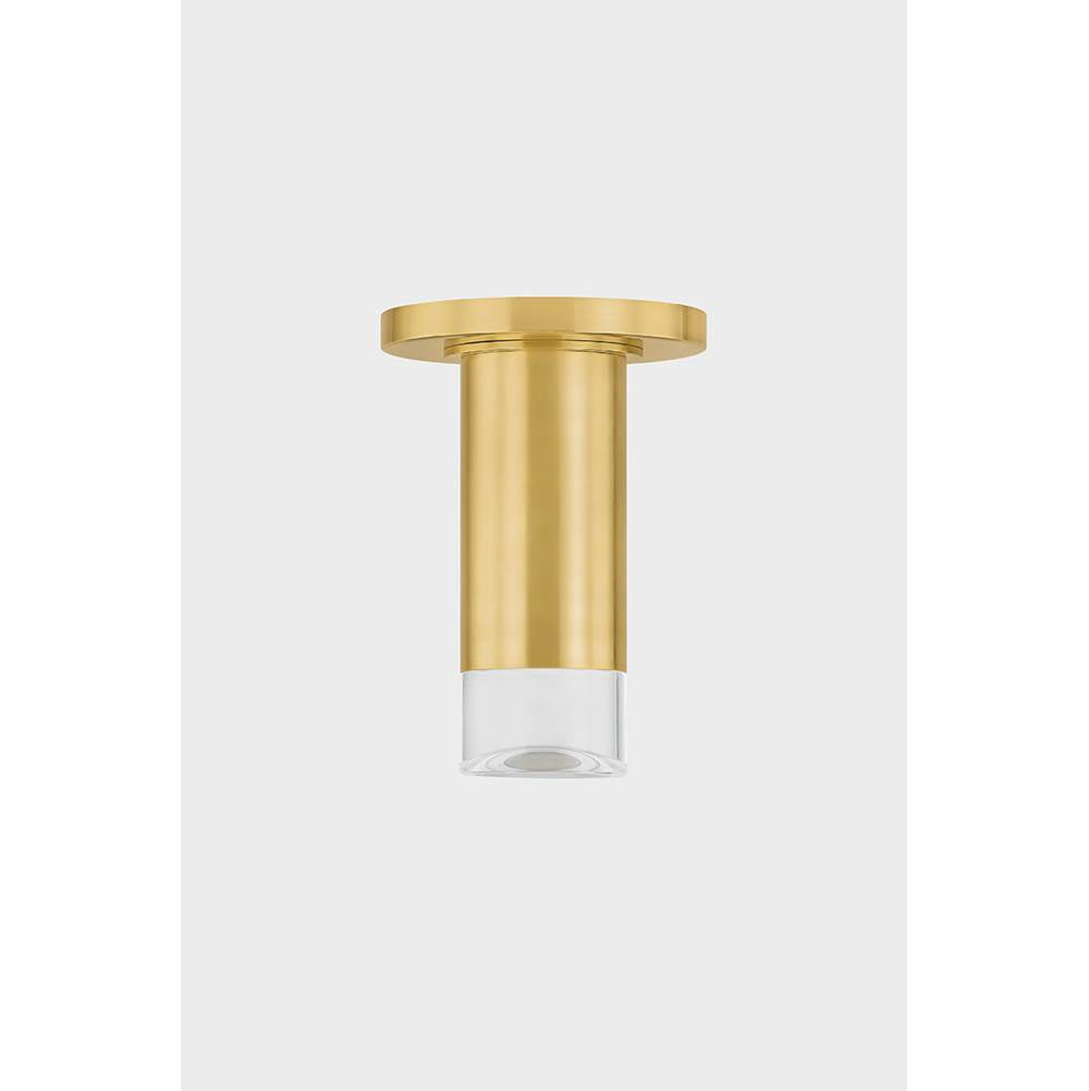 Mitzi H900501-AGB Aged Brass Claudie Flush Mount Image 1
