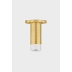 Mitzi H900501-AGB Aged Brass Claudie Flush Mount Image 1