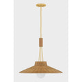 Mitzi H921701-AGB Aged Brass Laudine Pendant Image 1