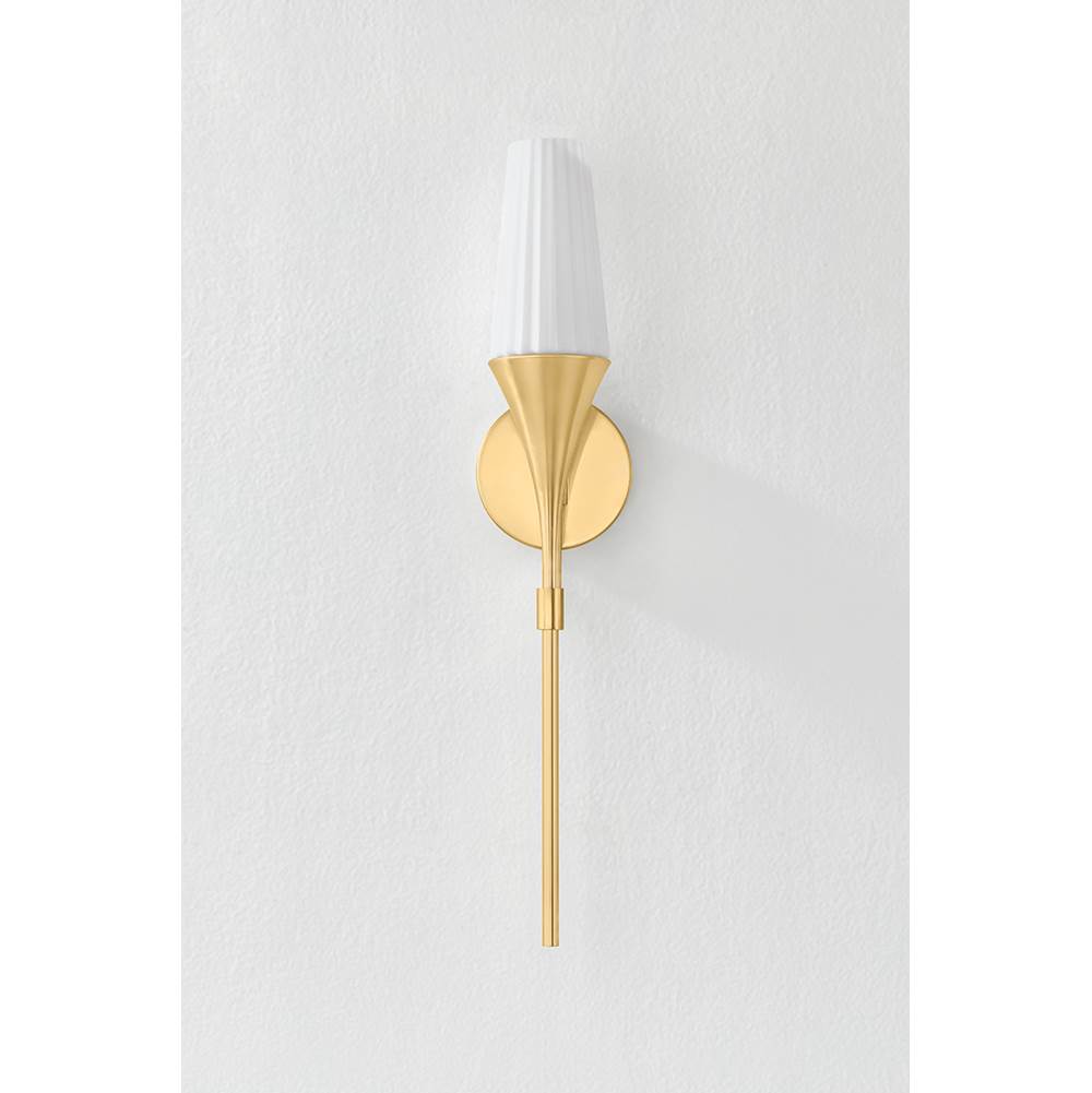 Mitzi H928101-AGB Aged Brass Luisa Wall Sconce Image 1