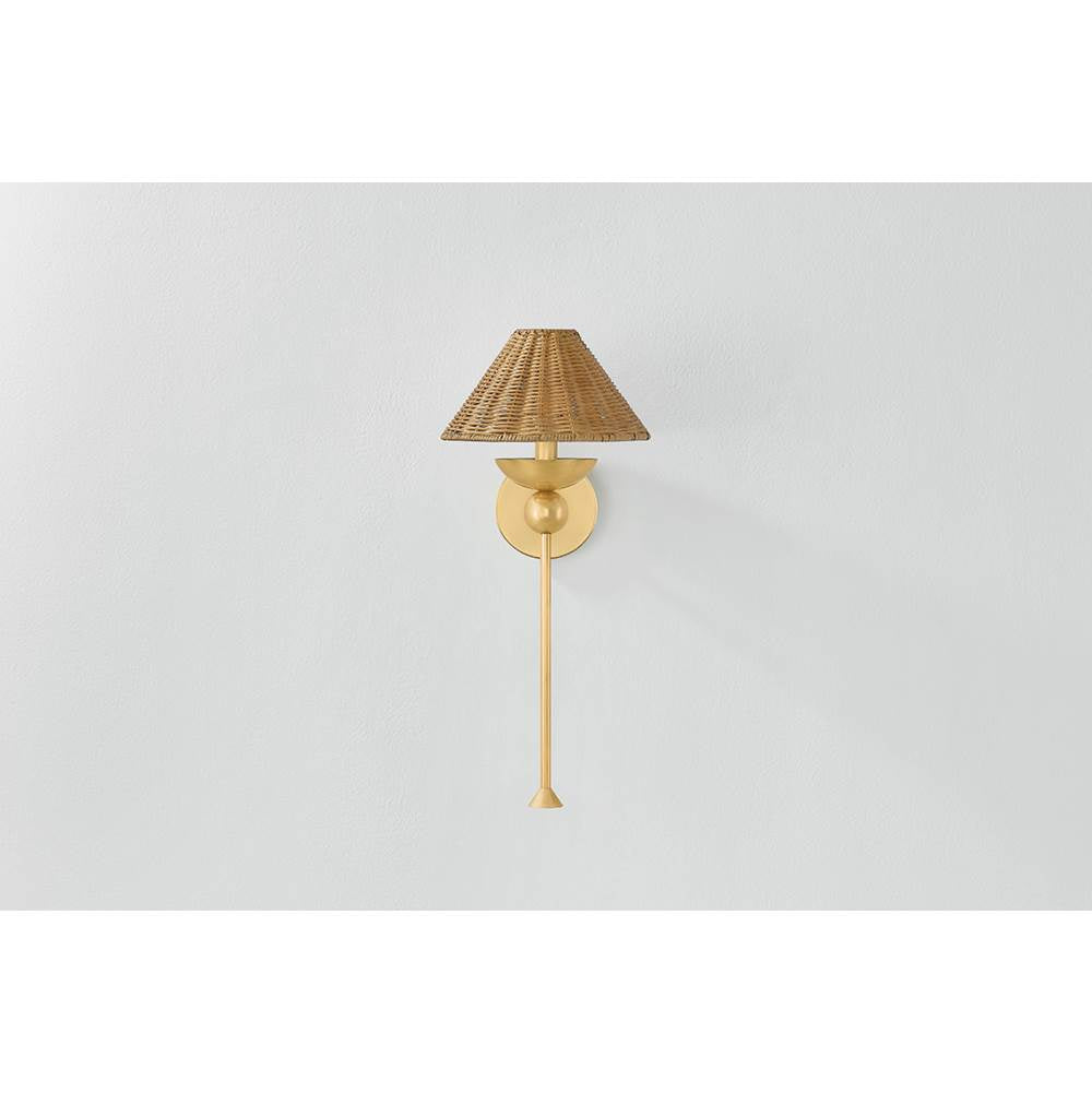 Mitzi H968101-AGB Aged Brass Perilla Wall Sconce Image 1