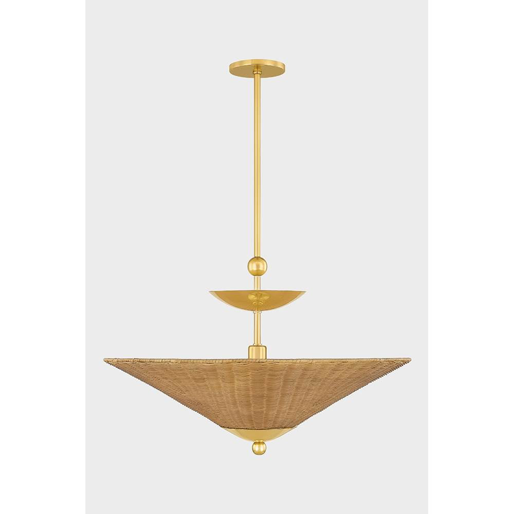 Mitzi H968701-AGB Aged Brass Perilla Pendant Image 1