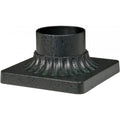 Nuvo Satco Aluminum Post Base Text Black