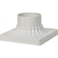 Nuvo Satco Aluminum Post Base White