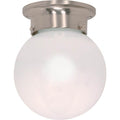 Nuvo  1 Light-6'' Ball Flush Fixture